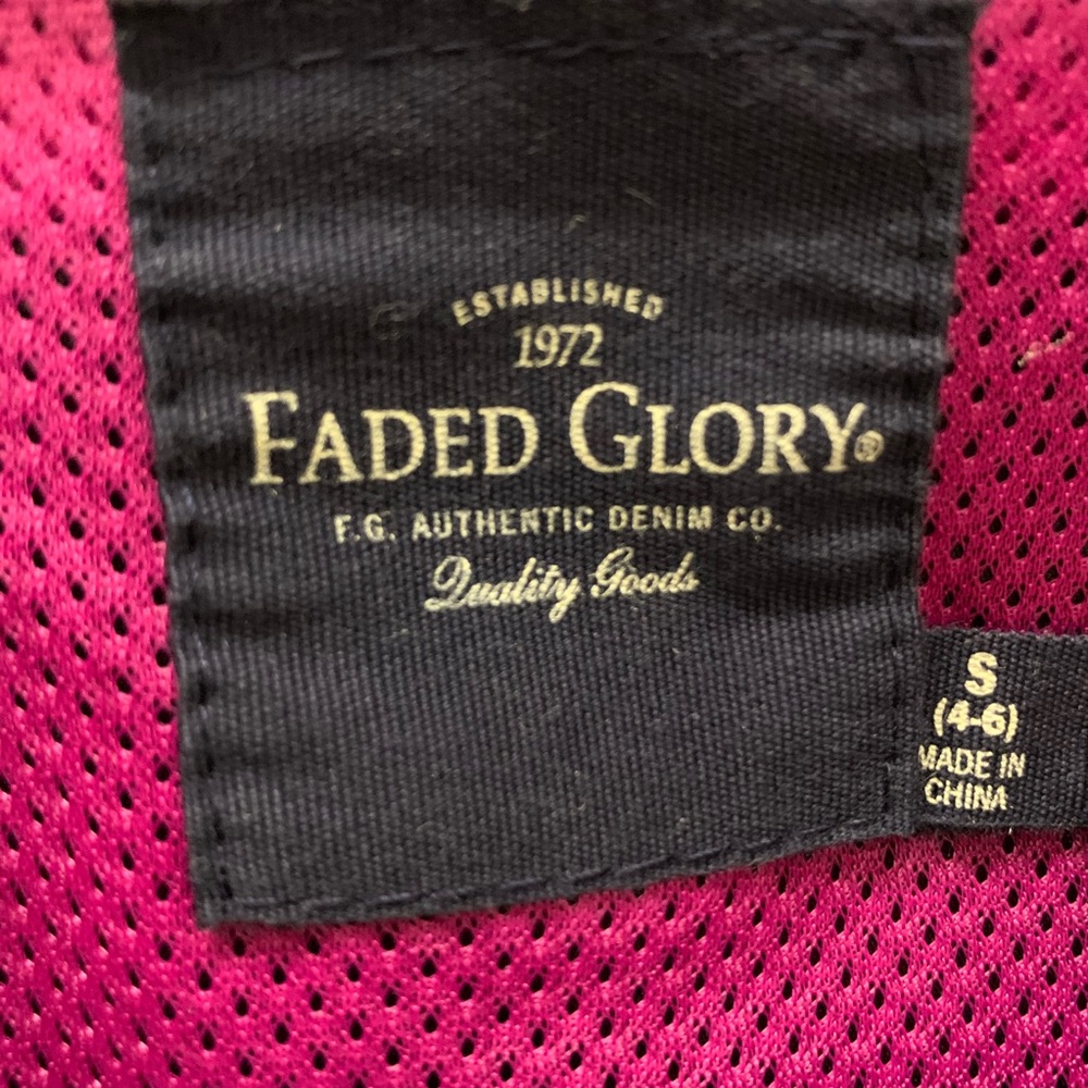 NEW Faded Glory Full Zip Rain Jacket with Hoodie - Picture 4 of 7